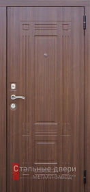 Стальная дверь Дверь с терморазрывом с зеркалом №18 с отделкой МДФ ПВХ